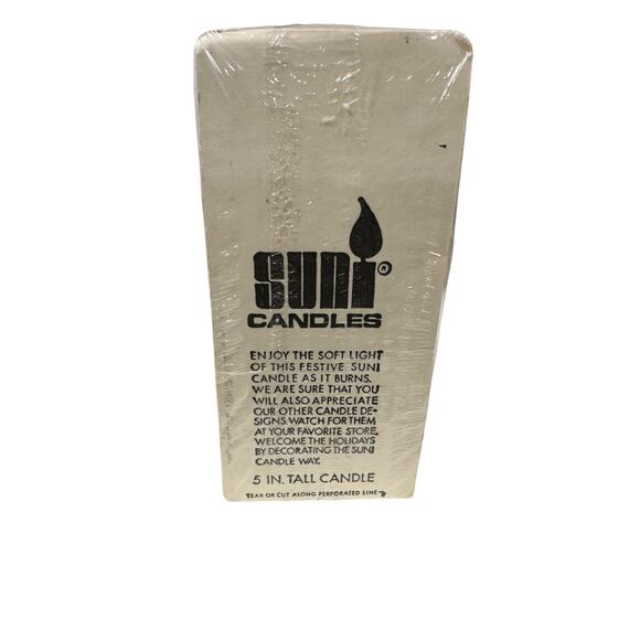 Vintage Suni Santa Christmas Holiday‎ Candle 5 inches tall. NOS - Picture 6 of 6